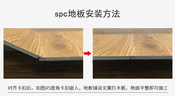 spc锁扣地板安装方法与流程